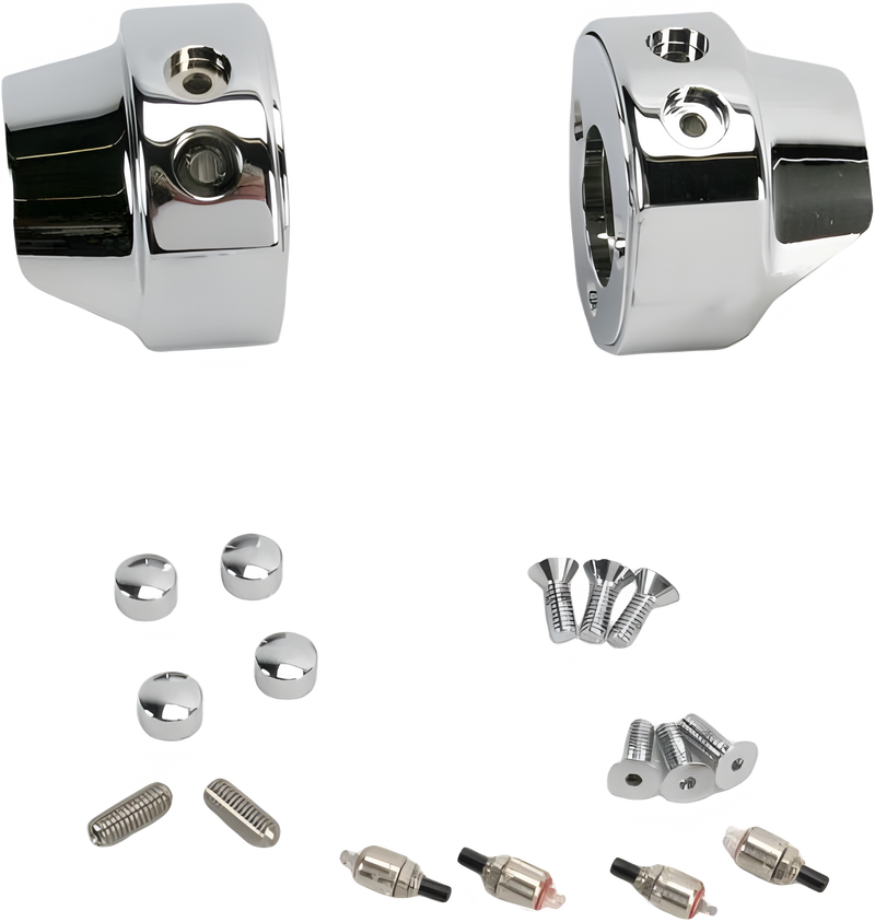 Hawg Halters Inc Hand Controls - 2btn Switch Housing Assm Chrome