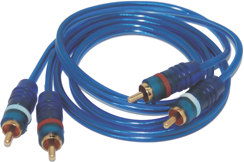 NAMZ Custom Cycle Amp Power Audio - 3 RCA Cable Copper Conductor Oxygen Free Ca…