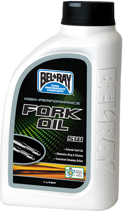 Bel-Ray High Performance Fork Oil - 5w 1l (12/Case Sold Ea)