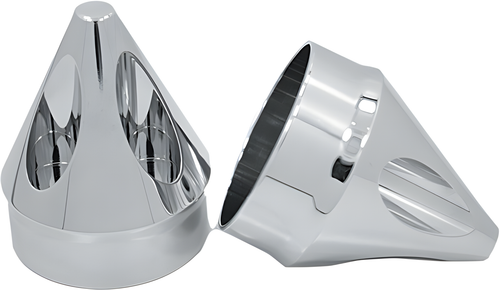 Avon Axle Nut Cover - Spike Chrome 1