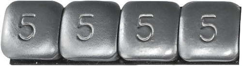 K&L Stick-On Wheel Weights - 5 Gram Silver 360 Piece/BOX