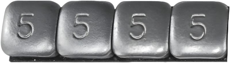 K&L Stick-On Wheel Weights - 5 Gram Silver 360 Piece/BOX