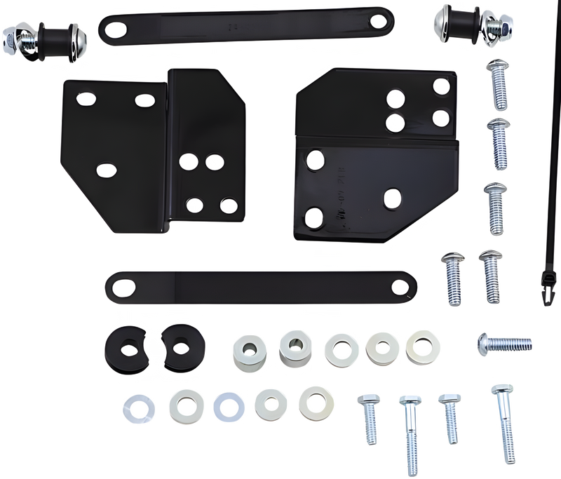 Cobra Front and Rear Docking Kit - Chrome FLH/FLT 1997-2008 — Harley-Davidson Road King, Electra Glide, Electra Glide Classic (1997-2008)
