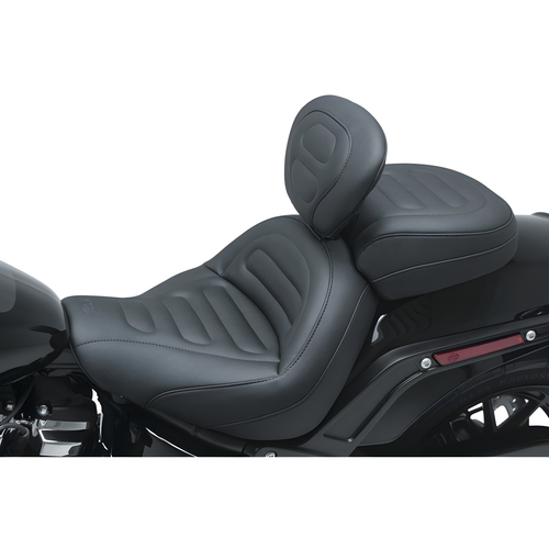 Mustang Motorcycle Solo with Driver Backrest Original — 2018-2021 Harley-Davidson Touring