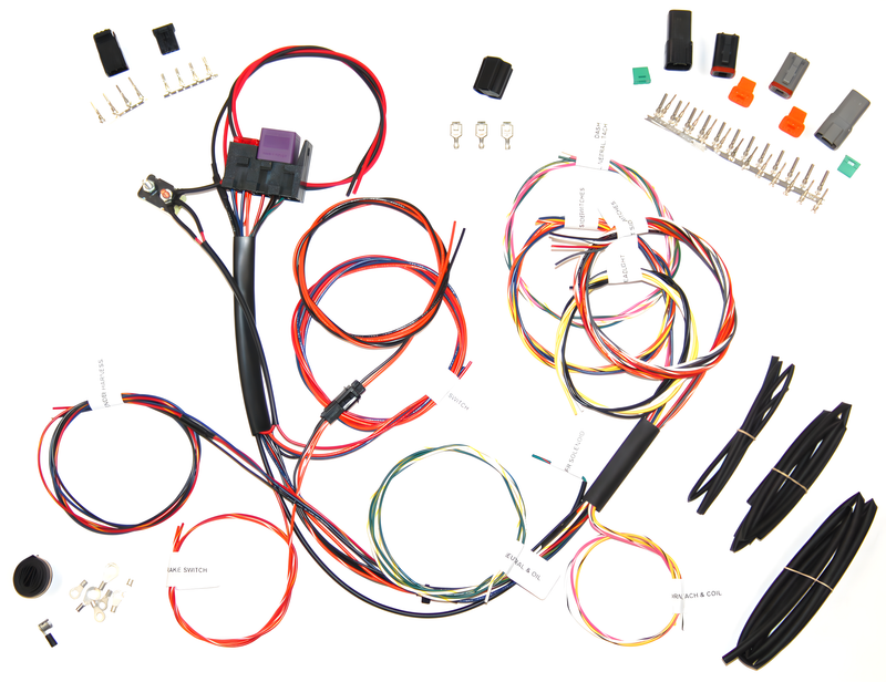 NAMZ Custom Cycle Complete Bike Harness - W/Starter Relay Version 1