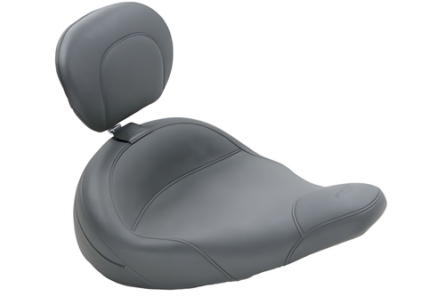 Mustang Motorcycle Solo with Driver Backrest Original — 1983-2021 Harley-Davidson Touring