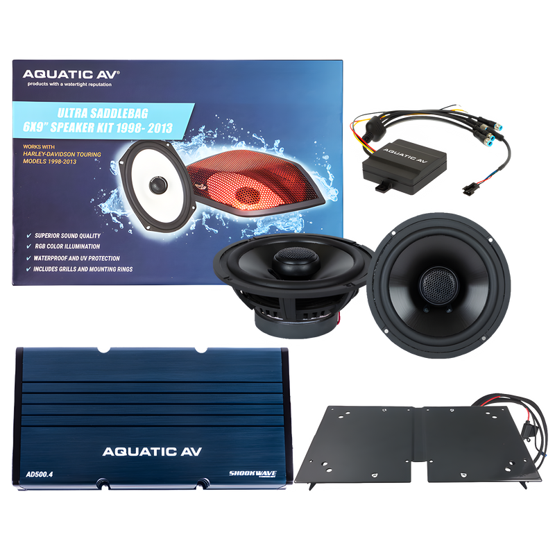 Aquatic AV Ultra Speaker Kit - Flht `14-UP — Harley-Davidson (2014-2021)