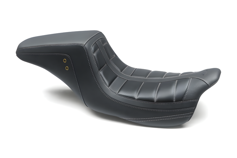 Mustang Motorcycle One-Piece 2 Up Seat — 2008-2021 Harley-Davidson