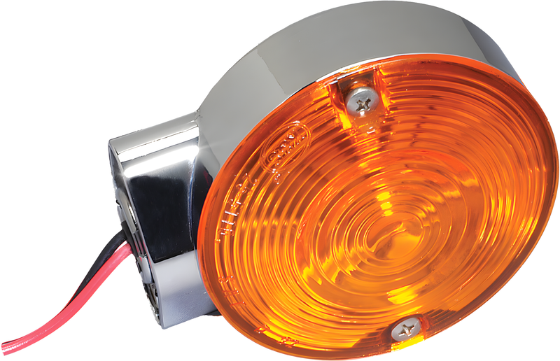 K&S O.E.M. Style Turn Signal Assembly - H-D Front — Harley-Davidson (1986-1992)
