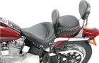 Mustang Motorcycle Solo with Driver Backrest Studs — 2000-2015 Harley-Davidson Touring