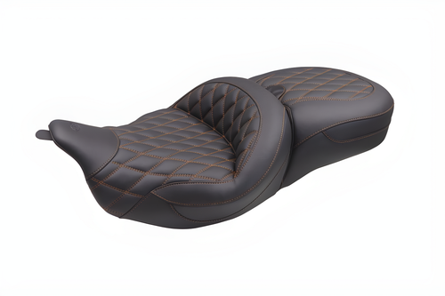Mustang Motorcycle 1 Piece with Driver and Passenger Backrest Original — 2008-2025 Harley-Davidson Touring