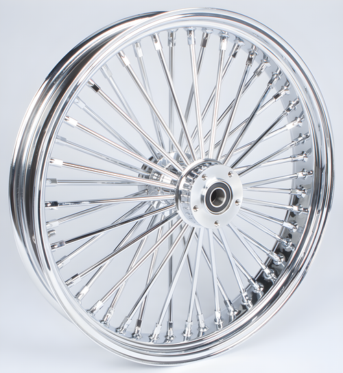 Harddrive Front Spoke Wheels - 48-SPK DD Chrome 21x3.5 FLT-HUB 1