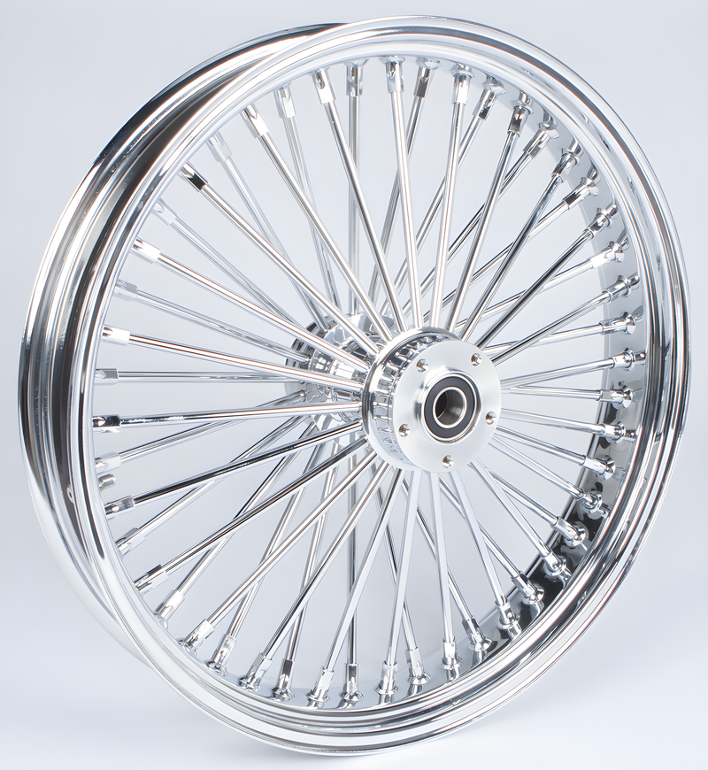 Harddrive Front Spoke Wheels - 48-SPK DD Chrome 21x3.5 FLT-HUB 1