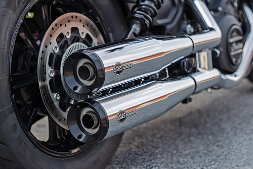 S&S Cycle Mufflers — 2015-2023 Indian Motorcycle Scout 4in