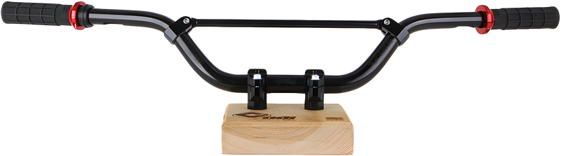 ODI Crossbar with Clamps - W/ Clamps Gloss Black — Harley-Davidson Softail Heritage Classic, Softail Fat Boy, Dyna Wide Glide (1983-2026)