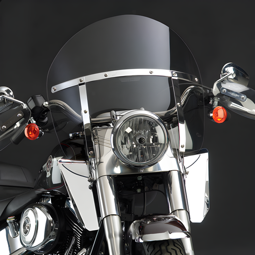National Cycle Switchblade Chopped Windshield - SMK FL Softail — Harley-Davidson Softail Heritage Classic, Softail Fat Boy, Softail Deluxe (1986-2017)