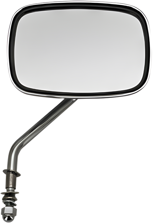Harddrive OEM Mirror - Style Short Stem Chrome Right