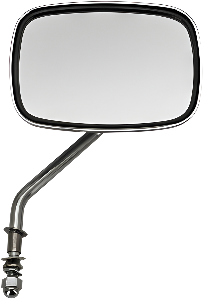Harddrive OEM Mirror - Style Short Stem Chrome Right
