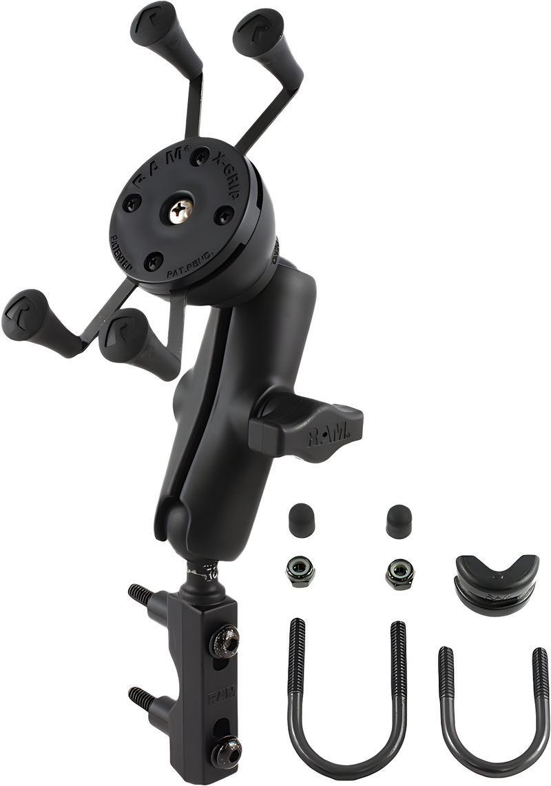 RAM Mounting Complete Kit - X-Grip Motorcycle Mount Medium