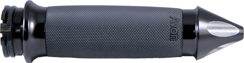 Avon Custom Contour Grips - Spike Heated TBW Black — Harley-Davidson Road King, Electra Glide Ultra Classic, Street Glide (2008-2019)