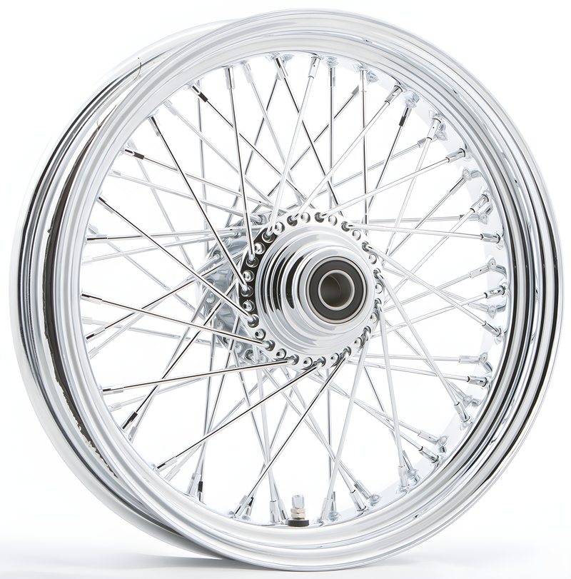Harddrive Front 60 Spoke Wheels - 60-SPK SD Chrome 16x3.5 Flst-HUB 3/4