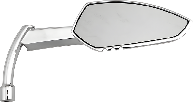 Harddrive Apache Alloy Mirror W/Knife Styling - Stem Chrome Right