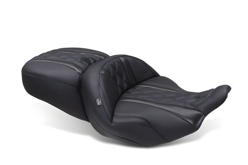 Mustang Motorcycle One-Piece 2 Up Seat — 2023-2025 Harley-Davidson Touring