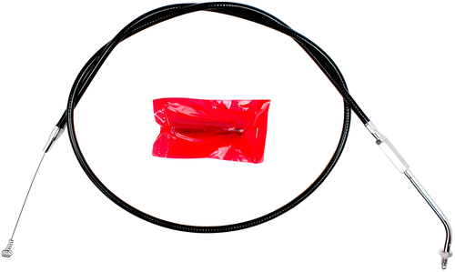 Motion Pro Black Vinyl Idle Cable — Harley-Davidson Super Glide, Wide Glide, Softail (1981-1989)