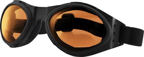 Bobster Bugeye Goggles - Sunglasses Black W/Amber Lens