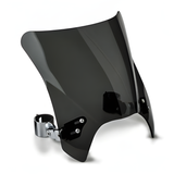 National Cycle Mohawk Windshield Dark Tint Chrome Hardware - Harley Dyna, Softail & V-Rod