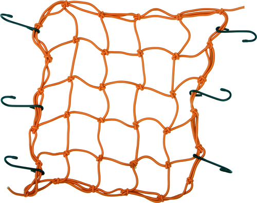 Fire Power Standard Cargo Net - Orange 15x15