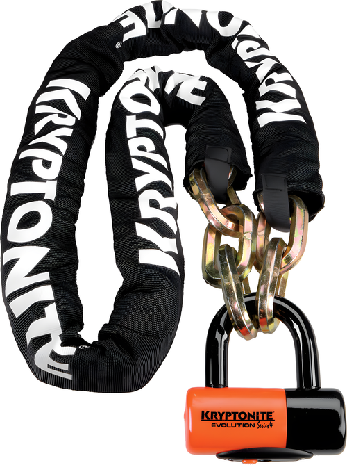Kryptonite New York Chain w/Evolution Series 4 Disc Lock - 5'-6