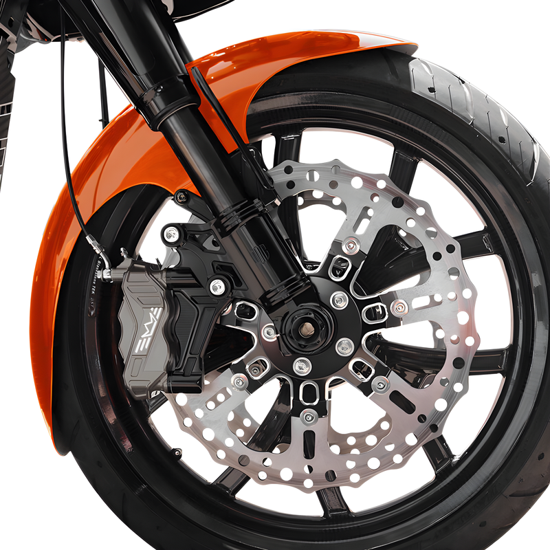 Baggernation Cafe Fender - Gloss BLK Spacers `2018-2021 Flsb — Harley-Davidson (2018-2021)