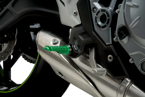 PUIG Hi-Tech Footpegs - R-Fighter Green