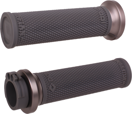 ODI Rufian Lock on Grips-Vtwin - Grips Cable 1