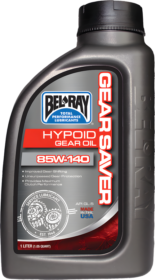 Bel-Ray Gear Saver Hypoid Gear Oil - 85w140 1l (12/Case Sold Ea)