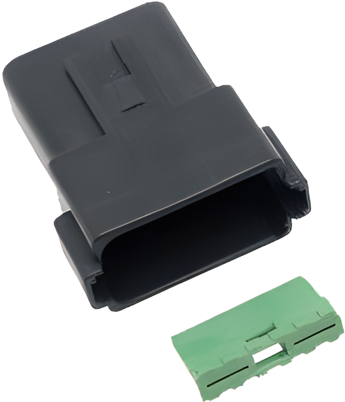 NAMZ Custom Cycle Deutsch DT Receptacle and Wedgelock - Rcptcl & Wdglck Hd# 721…
