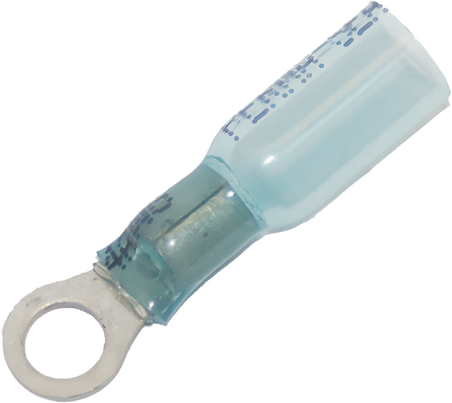 NAMZ Custom Cycle Ring Terminals - Terminal Heat Sealable #10 2016-2014 25-PK