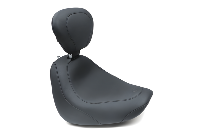 Mustang Motorcycle Solo with Driver Backrest Studs — 2018-2021 Harley-Davidson