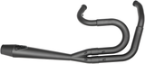 Sawicki 2-into-1 Cannon Exhaust - Big Inch Black - Harley & Indian V-Twin
