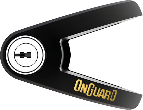 Onguard Boxer 8051/8052 Disc locks - 8051 Disk Lock Black With Reminder AND Pou…