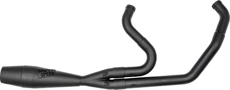 Sawicki 2In1 Shorty Cannon for Softail Models - TC Softail Shorty Cannon Black — Harley-Davidson (1983-2026)