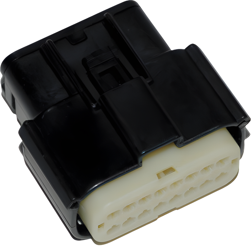 NAMZ Custom Cycle Molex MX-150 Female Connectors - 16-PIN FEM Connector Black F…
