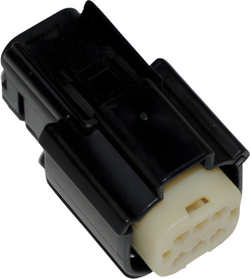 NAMZ Custom Cycle Molex MX-150 Female Connectors - 6-PIN FEM Conn Black Right H…