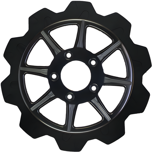 Lyndall Brakes High Carbon Steel Phoenix Rotor - Rear Rotor Black 11.8