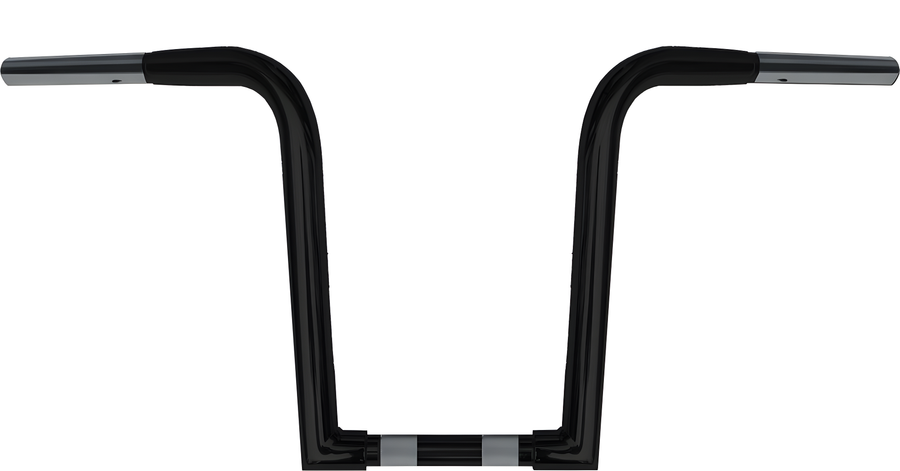Wild 1 Outlawz Ape Hanger Satin Black Handlebars - Harley & Indian V-Twin