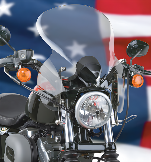 National Cycle Wave QR Quick Release Fairing - Tinted — Harley-Davidson Sportster 883, Sportster 1200 Custom, Sportster 1200 (1988-2022)