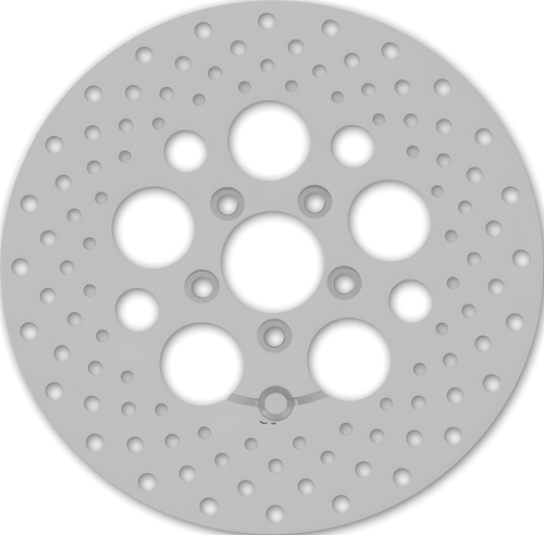 Harddrive Touring Brake Rotors - SS - Drilled RR Rotor 11.8 Machined — Harley-Davidson Street Glide, Tri Glide Ultra Classic, Road King (2008-2024)