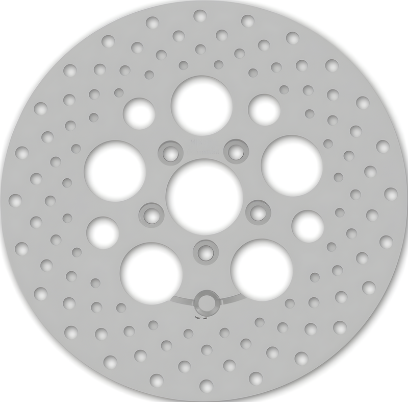 Harddrive Touring Brake Rotors - SS - Drilled RR Rotor 11.8 Machined — Harley-Davidson Street Glide, Tri Glide Ultra Classic, Road King (2008-2024)