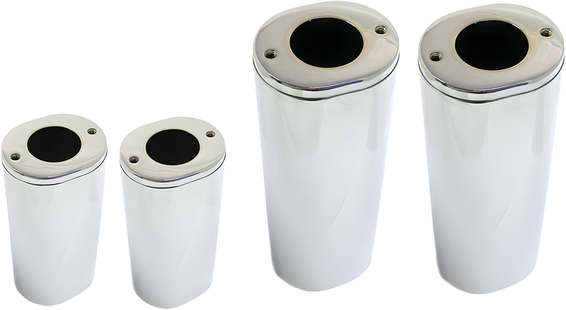 Harddrive Fork Slider Cover - Tube Covers Chrome Touring 1984-2013 Flst 1986-20… — Harley-Davidson (1984-1995)